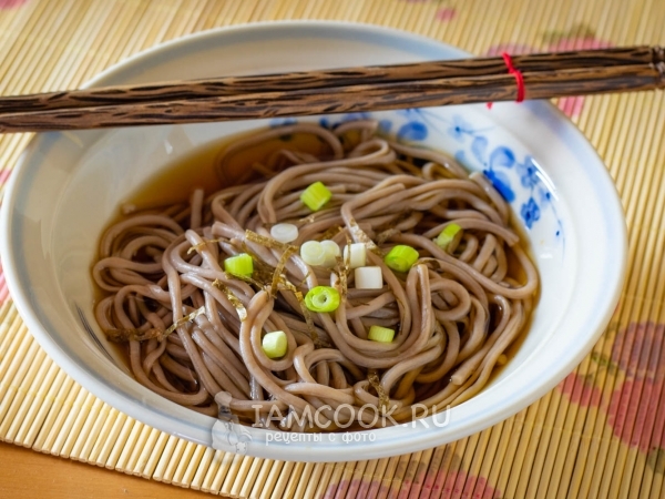 Суп с гречневой лапшой, рецепт с фото