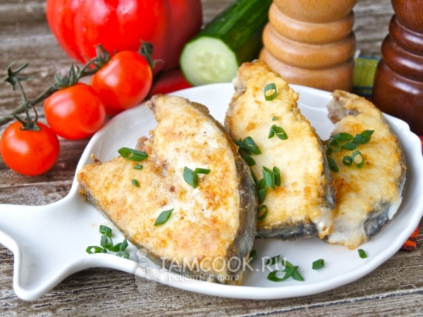 Жареная зубатка на сковороде, рецепт с фото