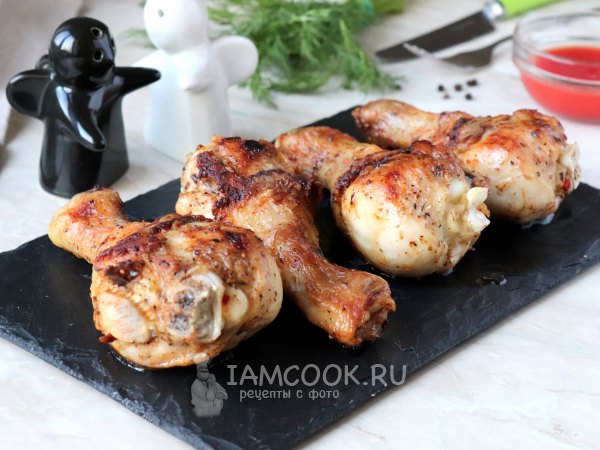 Жареные куриные голени, рецепт с фото