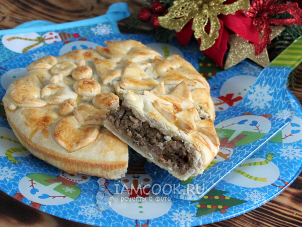 Канадский рождественский тортье, рецепт с фото