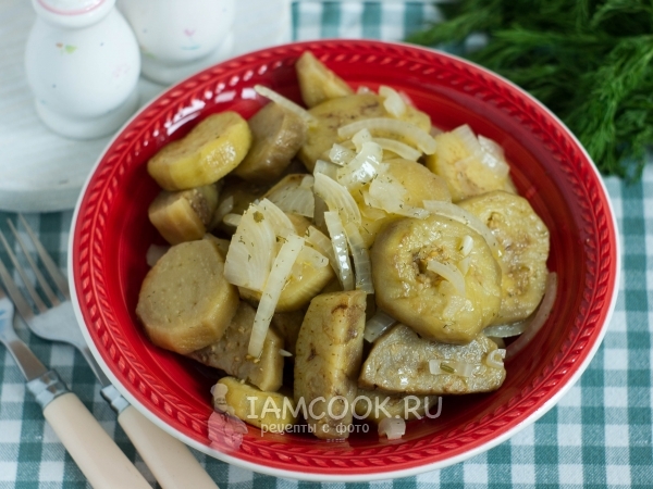 Баклажаны как грибы кружочками, рецепт с фото
