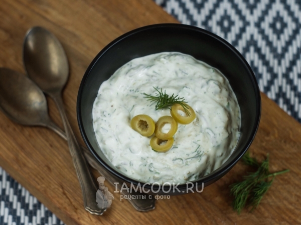 Соус «Тартар» с оливками, рецепт с фото