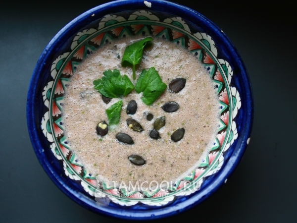 Гаспачо с пророщенной гречкой, рецепт с фото