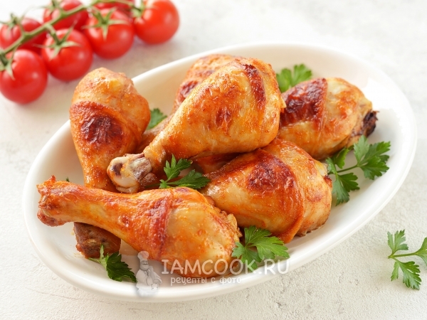 Куриные ножки в маринаде в духовке, рецепт с фото