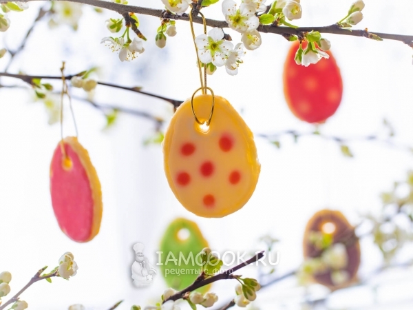 Печенье «Пасхальные яйца», рецепт с фото