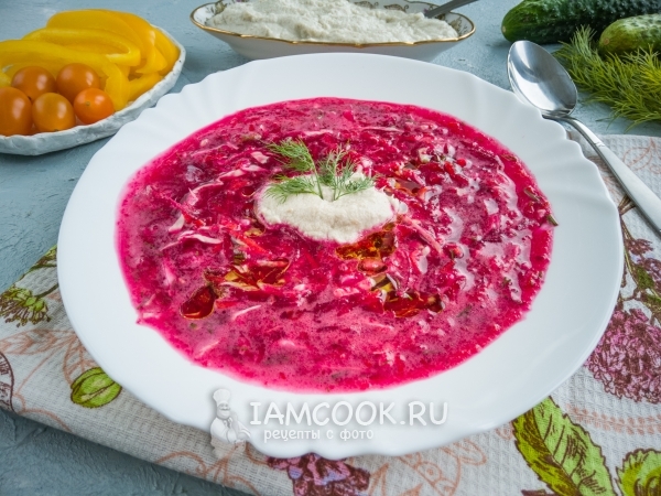 Сыроедческий борщ, рецепт с фото