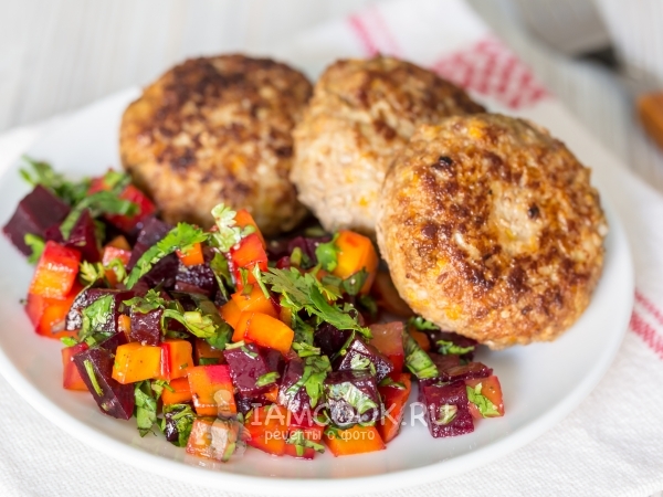 Салат из вареных овощей, рецепт с фото