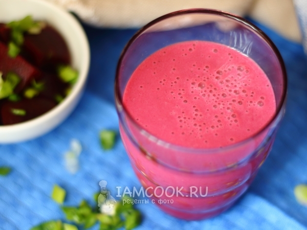 Смузи из свёклы и кефира, рецепт с фото