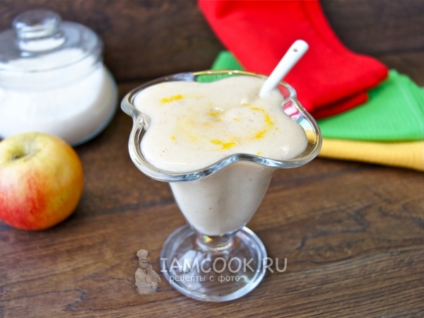 Яблочный мусс с манкой, рецепт с фото