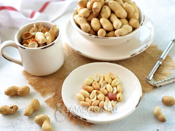 Арахис в скорлупе в духовке, рецепт с фото