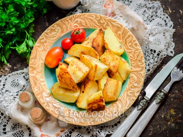 Молодой картофель в микроволновке, рецепт с фото