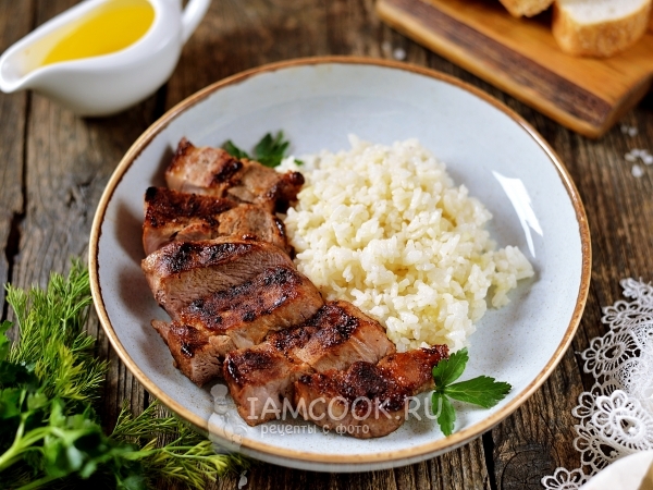 Свиная шейка на сковороде, рецепт с фото