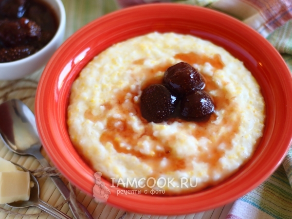 Рисово-кукурузная каша, рецепт с фото