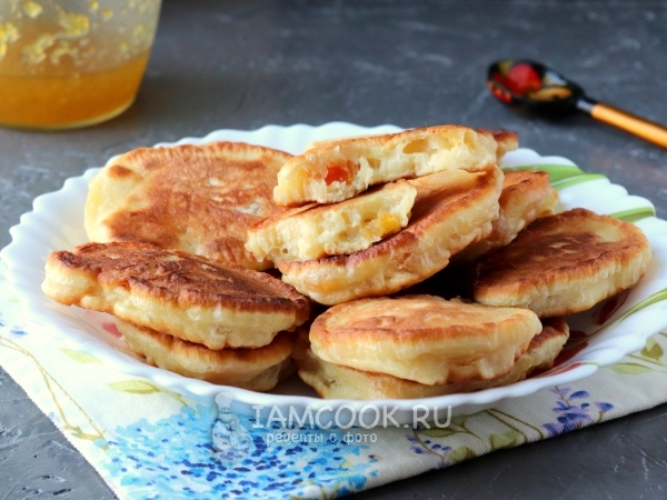 Оладьи с курагой, рецепт с фото