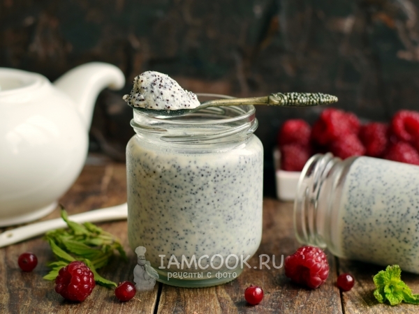 Творожно-маковый десерт, рецепт с фото