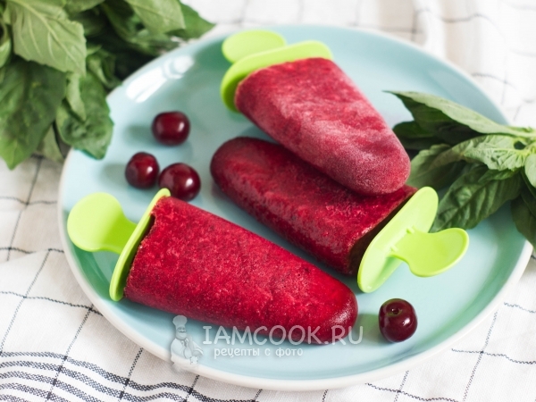 Мороженое из вишни, рецепт с фото