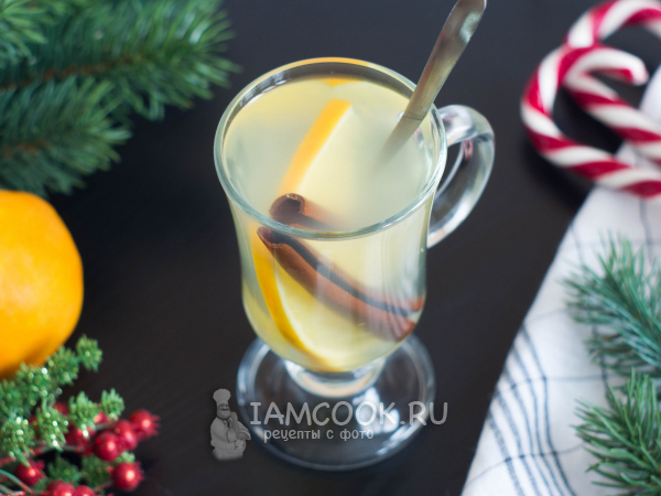 Чай с апельсином и имбирем, рецепт с фото