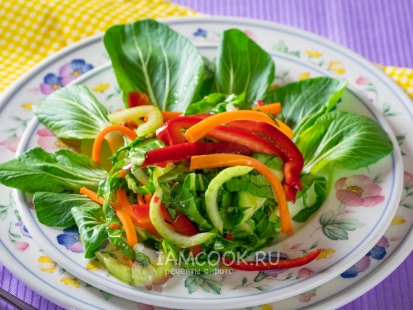 Салат с пак чой, рецепт с фото