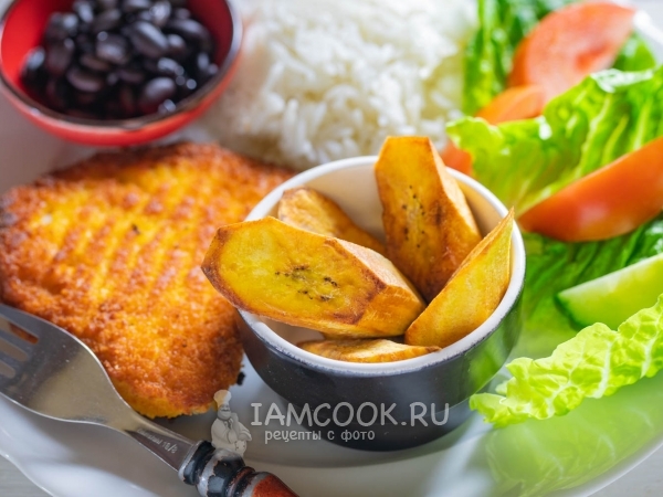 Жареный платано, рецепт с фото