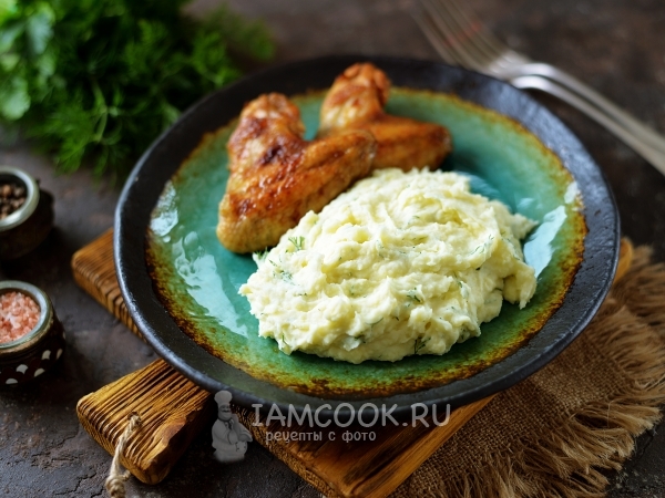 Картофельное пюре со сметаной, рецепт с фото
