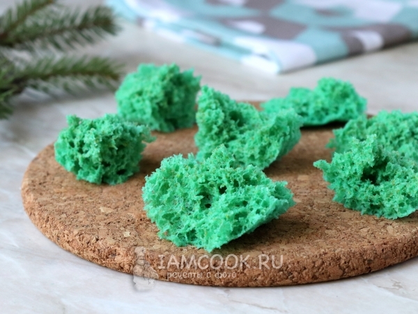 Бисквитный мох, рецепт с фото