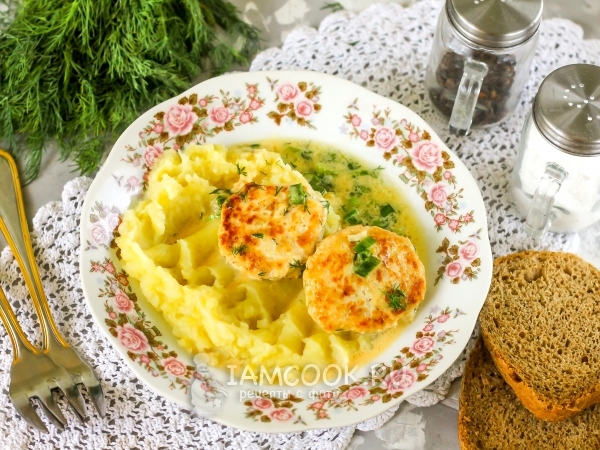 Куриные котлеты в сметане, рецепт с фото