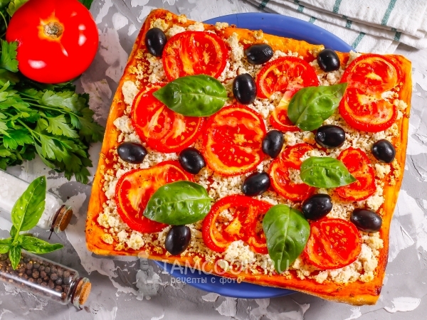 Пицца с рикоттой, рецепт с фото