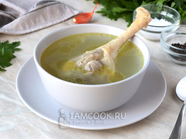 Гусиный бульон, рецепт с фото