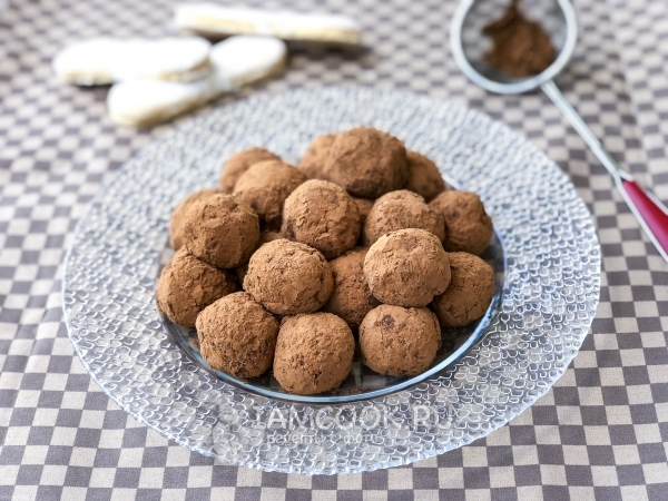 Трюфели «Тирамису», рецепт с фото