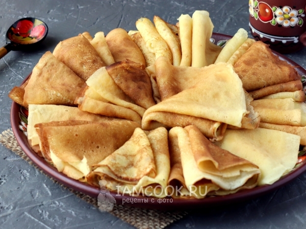 Блины на взбитых белках, рецепт с фото