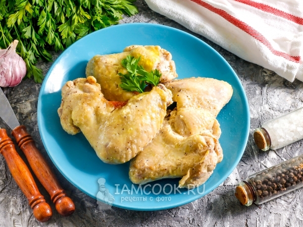 Куриные крылышки в микроволновке, рецепт с фото