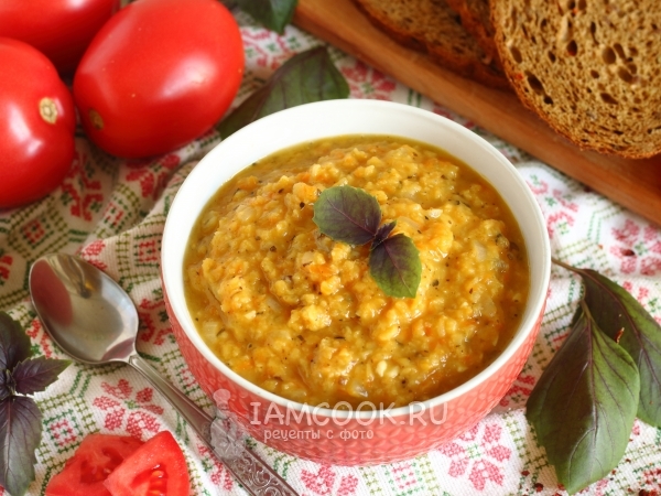 Каша из чечевицы в мультиварке, рецепт с фото
