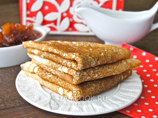 Блины на ацидофилине, рецепт с фото