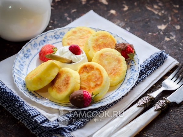 Сырники с рисовой мукой и манкой, рецепт с фото