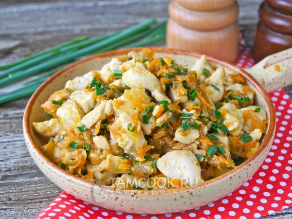 Поджарка из курицы, рецепт с фото