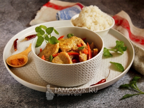 Свинина карри, рецепт с фото