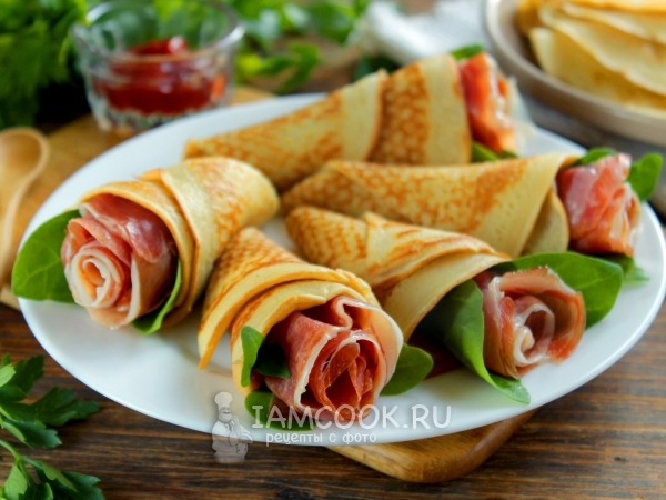 Блины на айране (с яйцом), рецепт с фото