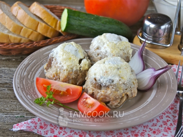 Тефтели с грибами, рецепт с фото