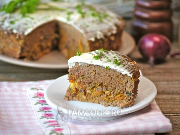 Печеночный торт в духовке, рецепт с фото