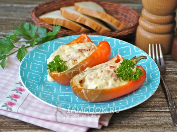 Фаршированные перцы в мультиварке на пару, рецепт с фото