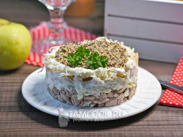 Салат «Анютка», рецепт с фото