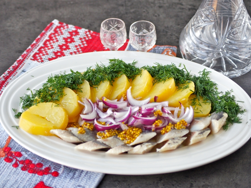 Селедка по-русски, рецепт с фото