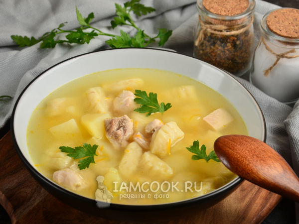 Куриный суп с ньокками, рецепт с фото