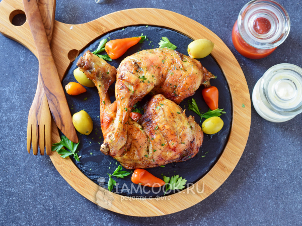 Курица в пиве в духовке, рецепт с фото