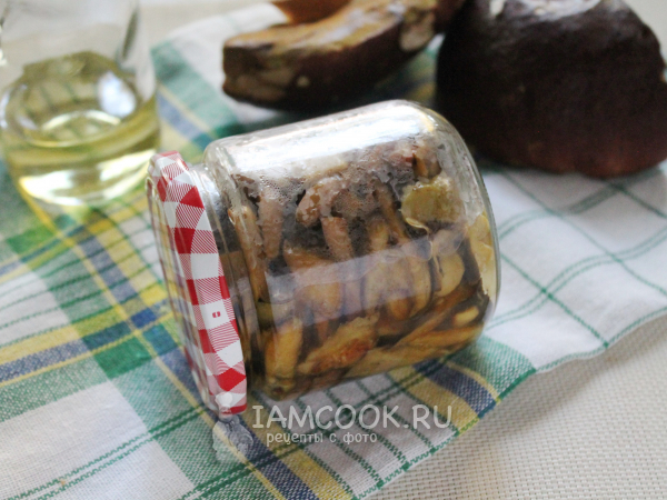 Жареные белые грибы на зиму, рецепт с фото