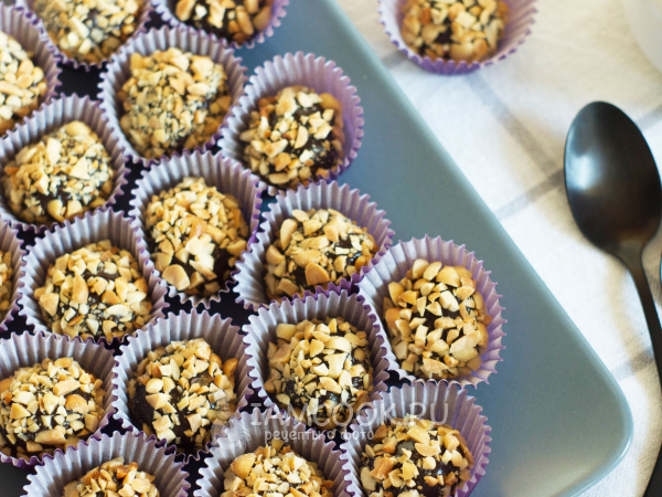 Конфеты из сгущёнки, рецепт с фото