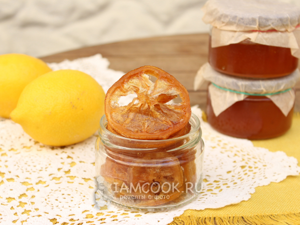 Цукаты из лимона, рецепт с фото