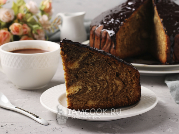 Кофейная «Зебра», рецепт с фото