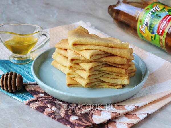 Блины на лимонаде, рецепт с фото