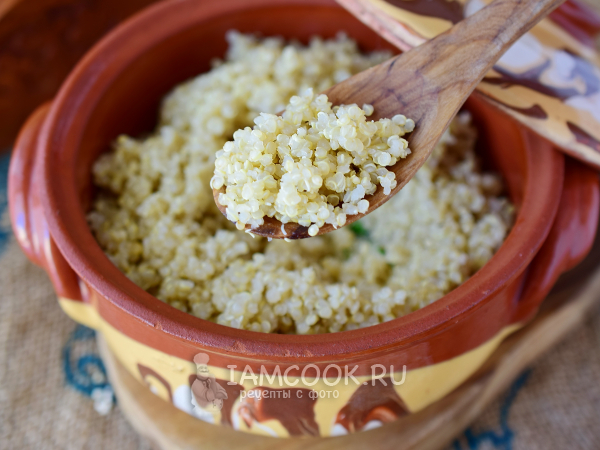 Каша из киноа на воде, рецепт с фото